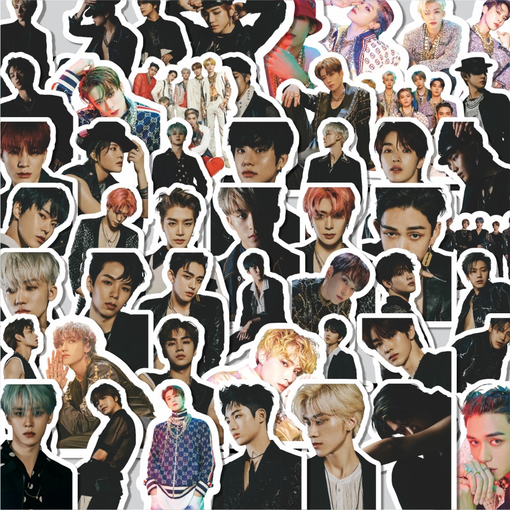 

Stiker Cutting Pack Stiker Korean Series Boyband NCT Mix Isi 100Pcs Series Aesthetic Lucu Keren Untuk Koper Bahan Vynil