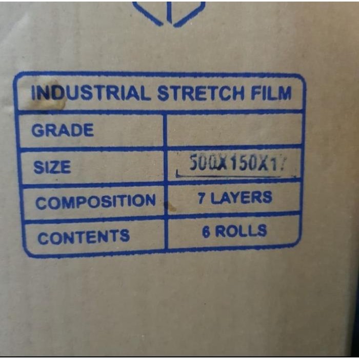 

TERBARU!! Plastik Wrapping / Stretch Film 500 x P x 17mic Brand Triwarp . - 150 meter