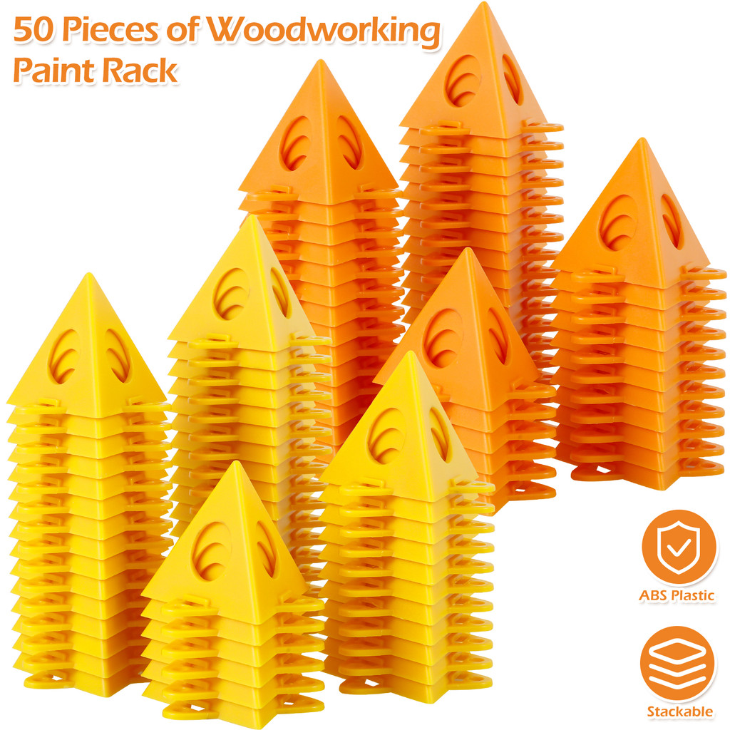 

Pyramid Painting Stands Plastic Mini Cone Paint Stands Reusable Painting Triangle Stands Set High Strength Canvas Support