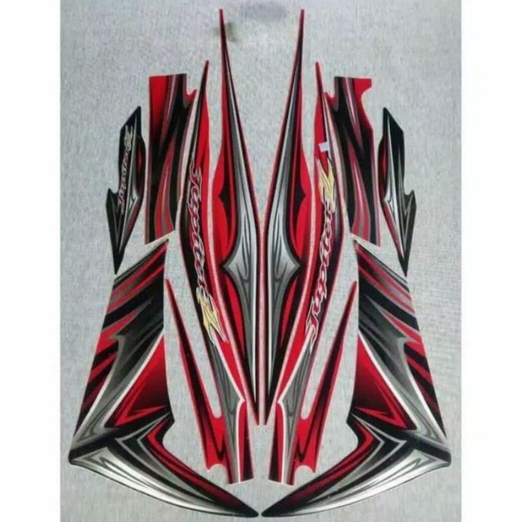 Striping Ori body Yamaha Jupiter Z new robot 2011 2012 stiker bawaan original bodi yamaha jupiter cw