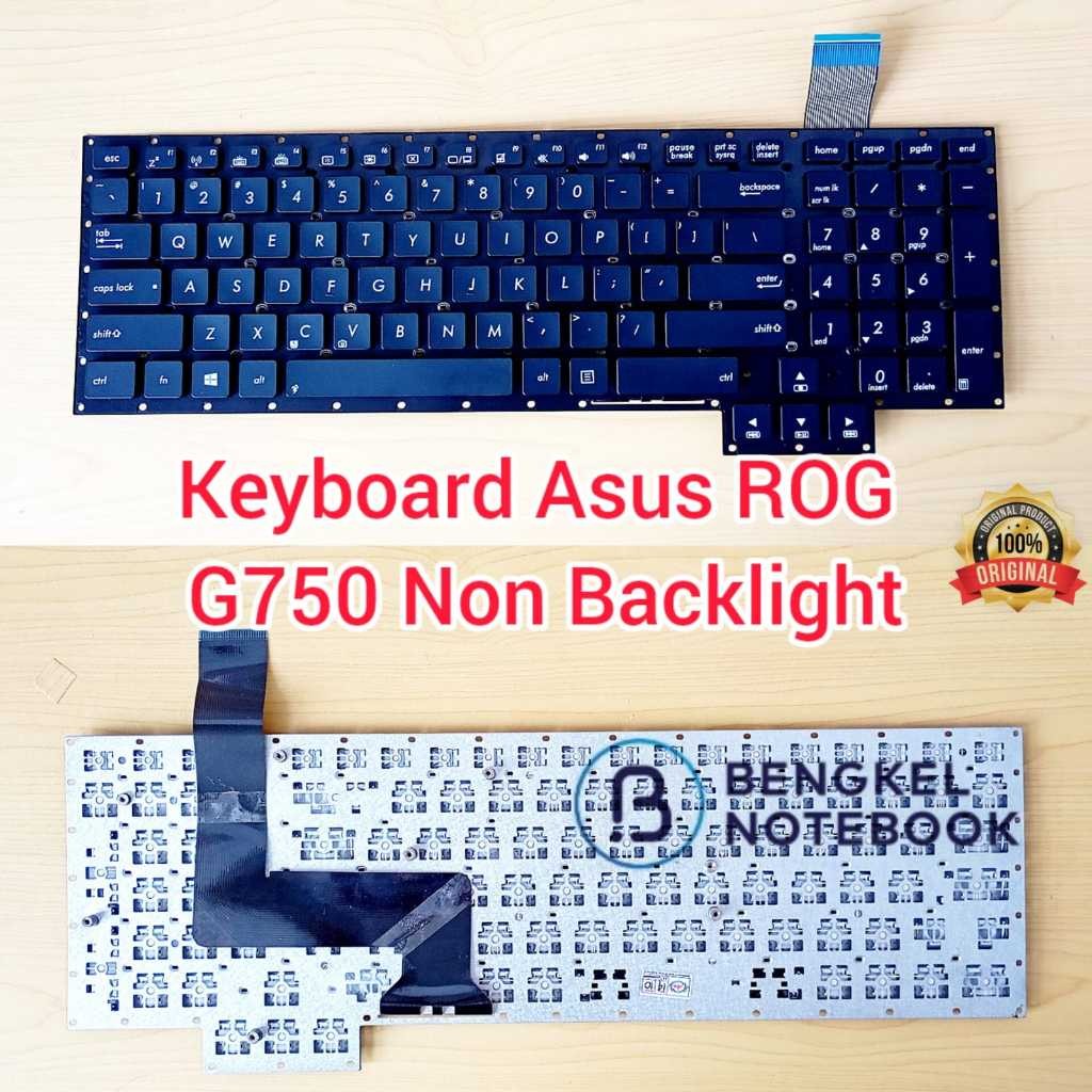 Keyboard Asus ROG G750 G750J G750JH G750JM G750JS G750JW G750JX G750JZ Non backlight