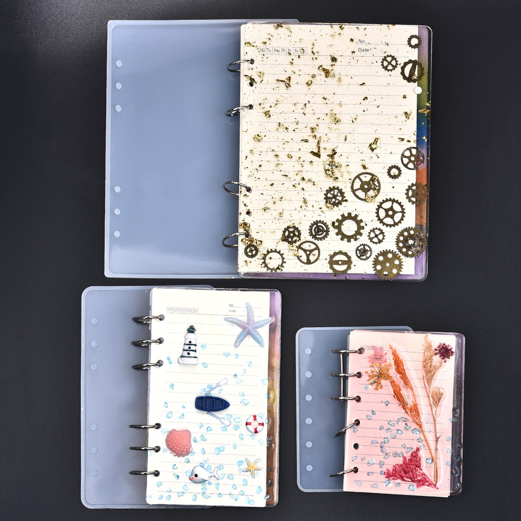 

Notebook Cover Resin Mold Transparent Book Moulds DIY Crystal UV Epoxy Silicone Molds Creative Gift Resin Molds Resin Craft