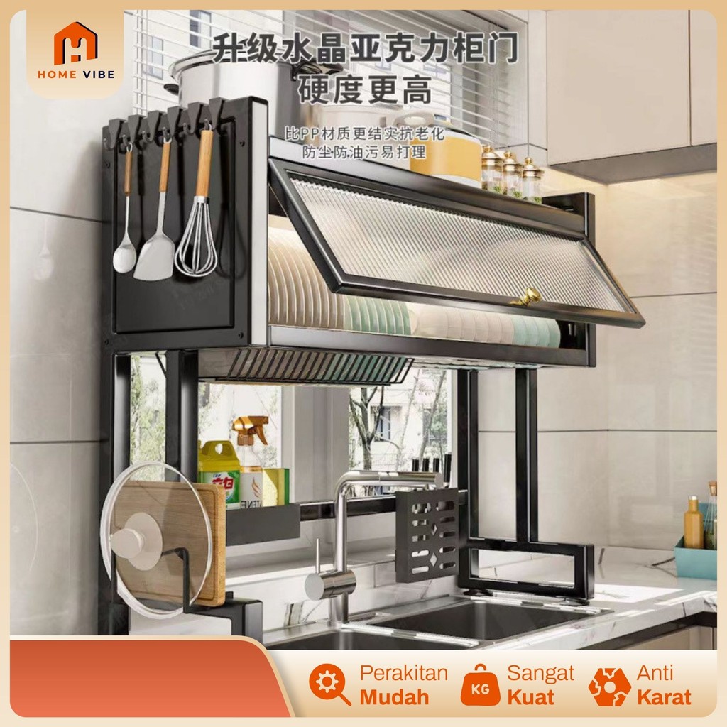 Rak Piring Wastafel Rak Wastafel Cuci Piring Rak Piring Stainless Steel Rak Cuci Piring Anti Karat