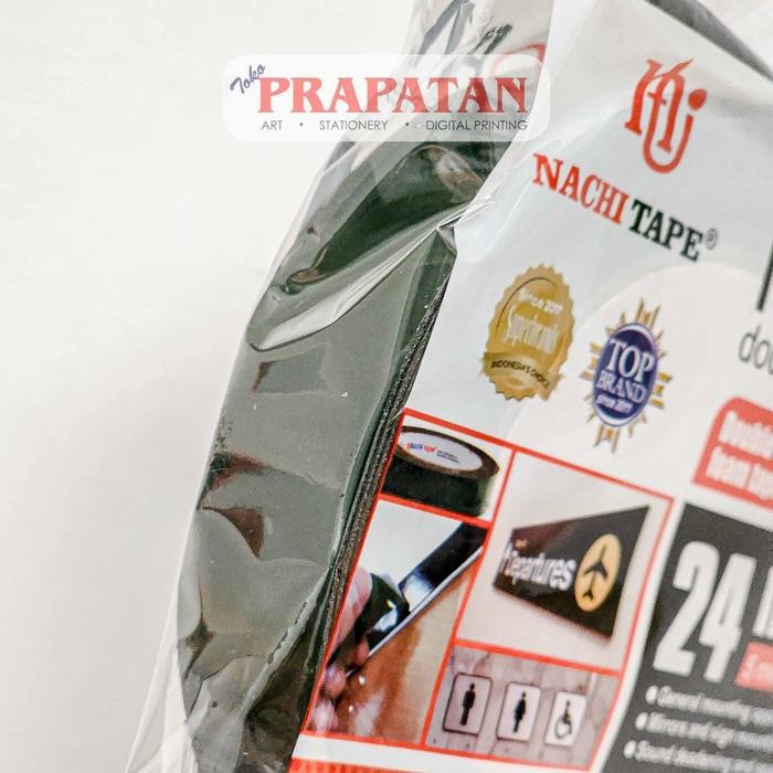 

Nachi Foam Double Tape 24mm x 5m / Isolasi Double Tape