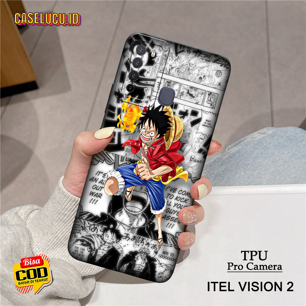 Softcase Hp Itel Vision 2 Terbaru - Fashion Case Anime - Case Itel Vision 2  - Casing Hp Itel Vision