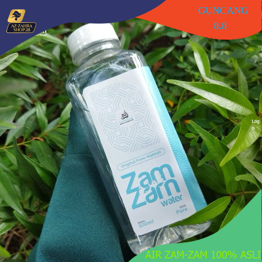 

Az-zahra_Shop.28 Air zamzam asli 100% Tanpa Campuran- 500ml - Zam Zam Water Original Oleh Oleh Haji Umrah -By Makkah
