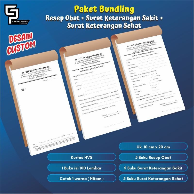 

BLANGKO KOSONG PAKET BUNDLING BUKU UNTUK DOKTER