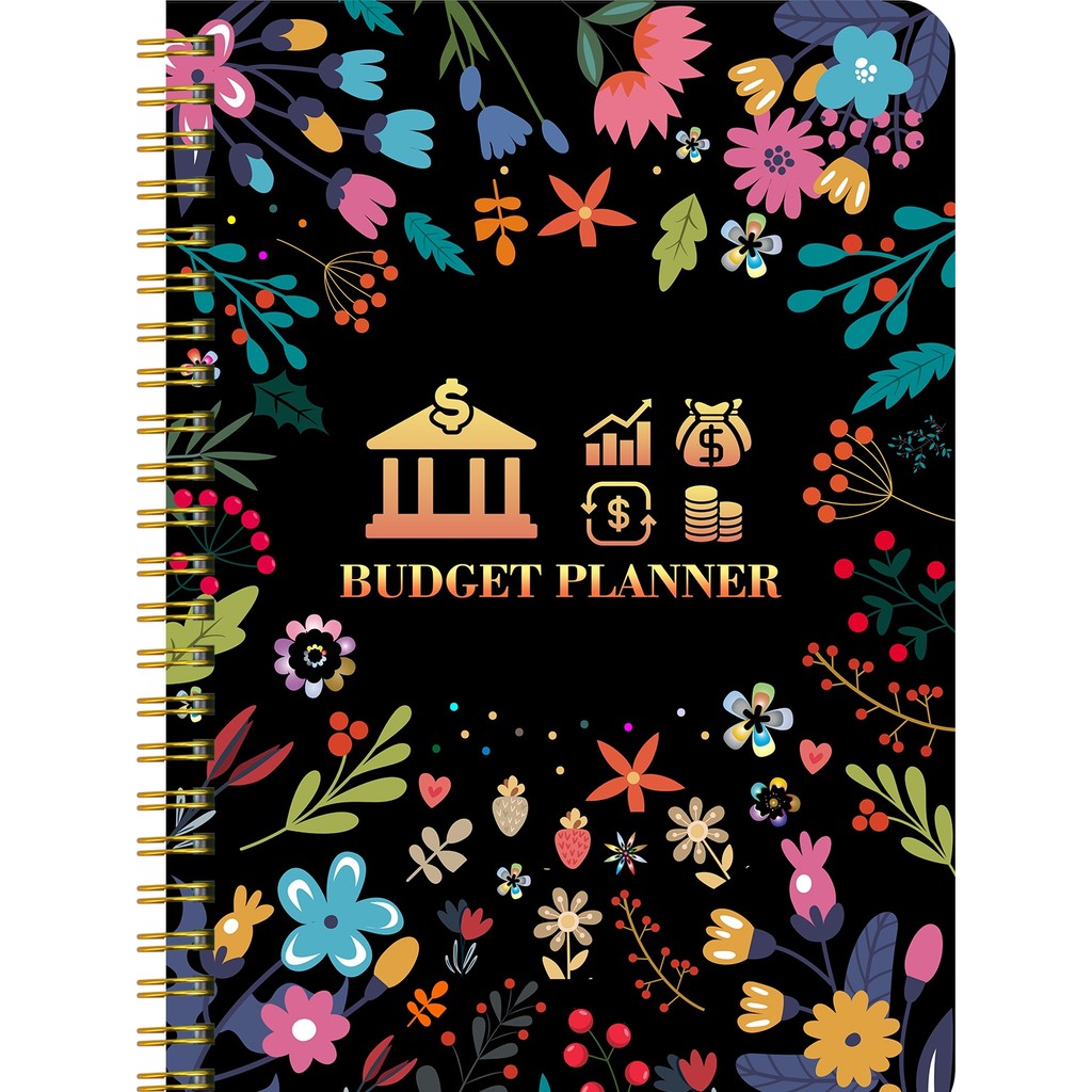 

Budget Planner - Monthly Finance Diary with Expense Tracker Notebook to Manage Your Money Effectively, Agenda, Organizeer Office