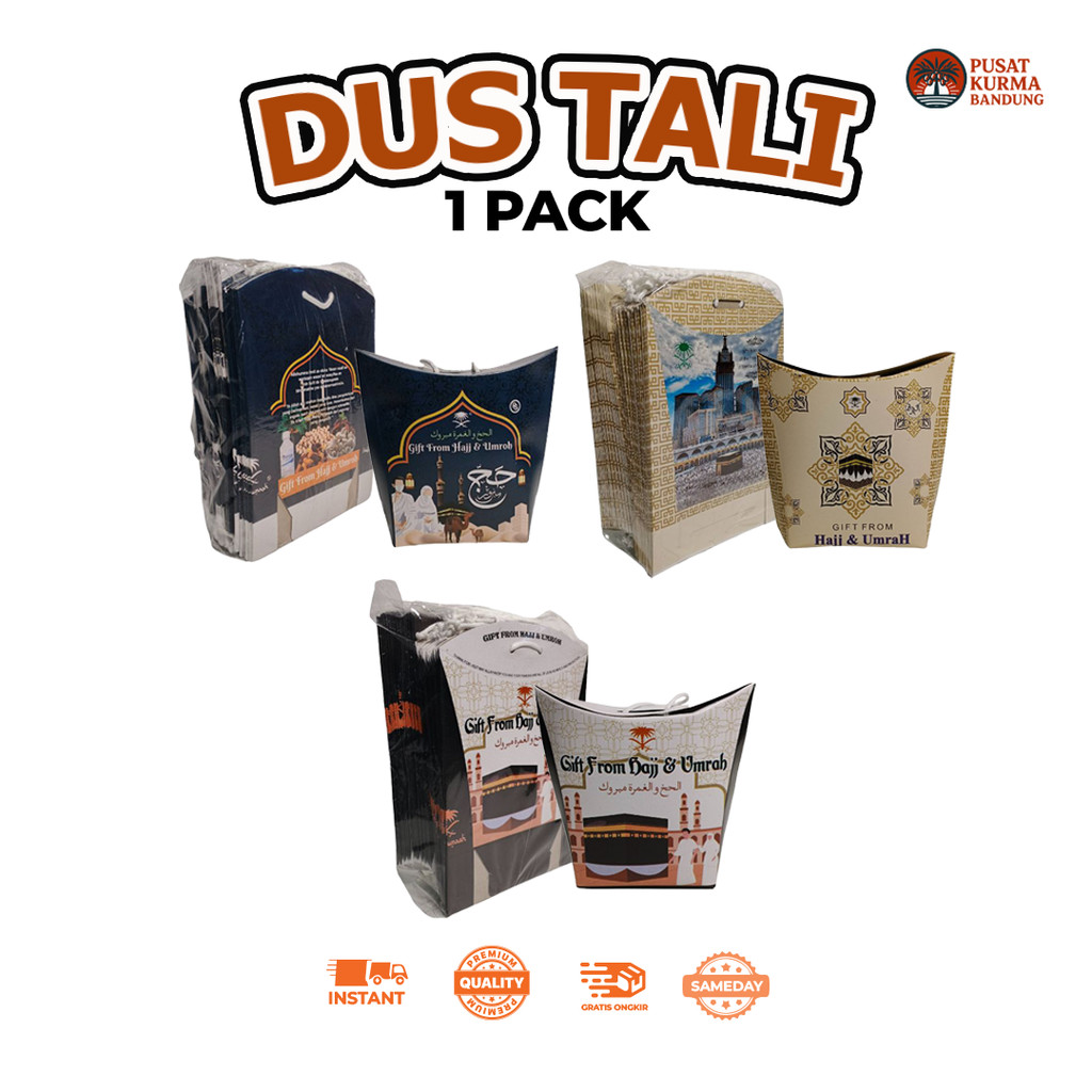 

DUS TALI MURAH BERMOTIF / TAS JINJING PRAKTIS / DUS PAKET OLEH OLEH HAJI DAN UMROH (ISI 25PCS DAN 50PCS)