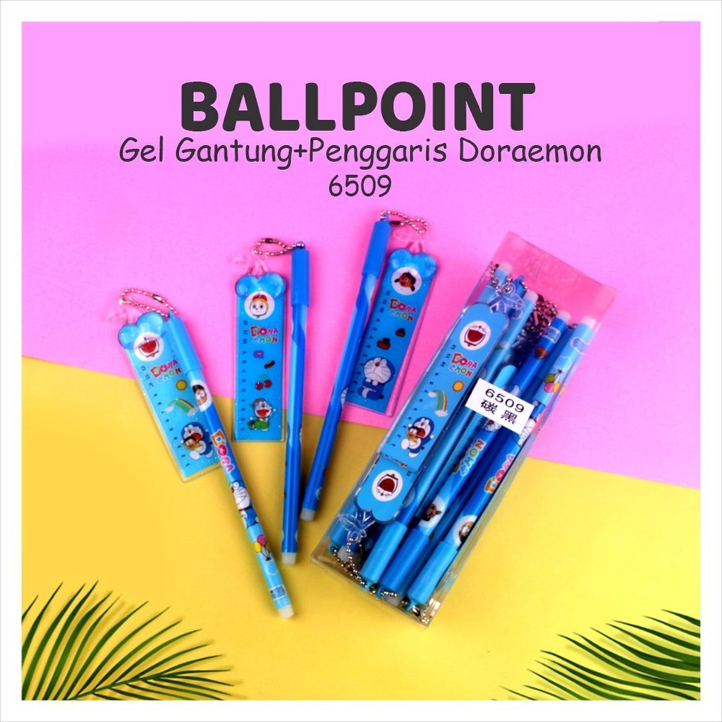 

♚12pcs BOLLPOINT GEL GANTUNG KARAKTER / 1PAK PULPEN GEL FANCY♚