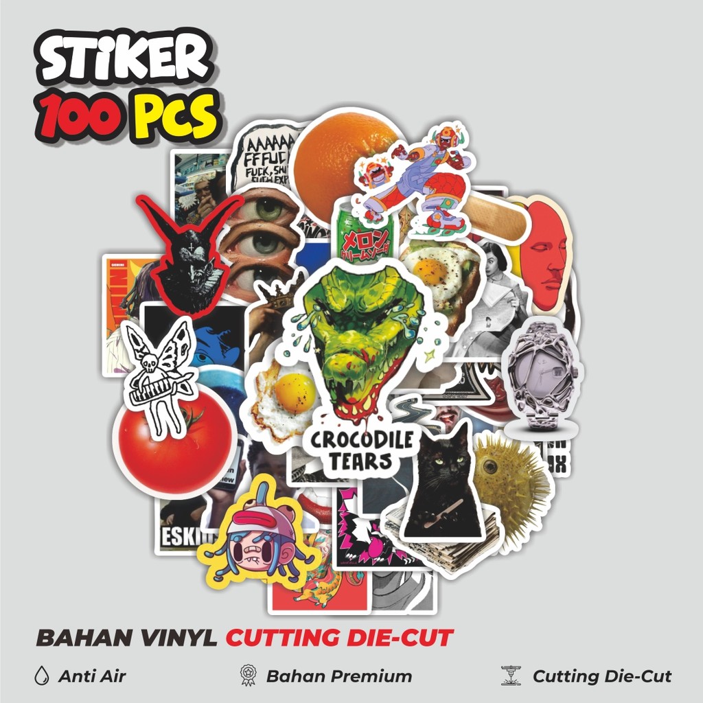 

Terbaru! 50 pcs Stiker Random V10 Dekorasi Lucu Kreatif untuk Notebook, Skateboard, HP