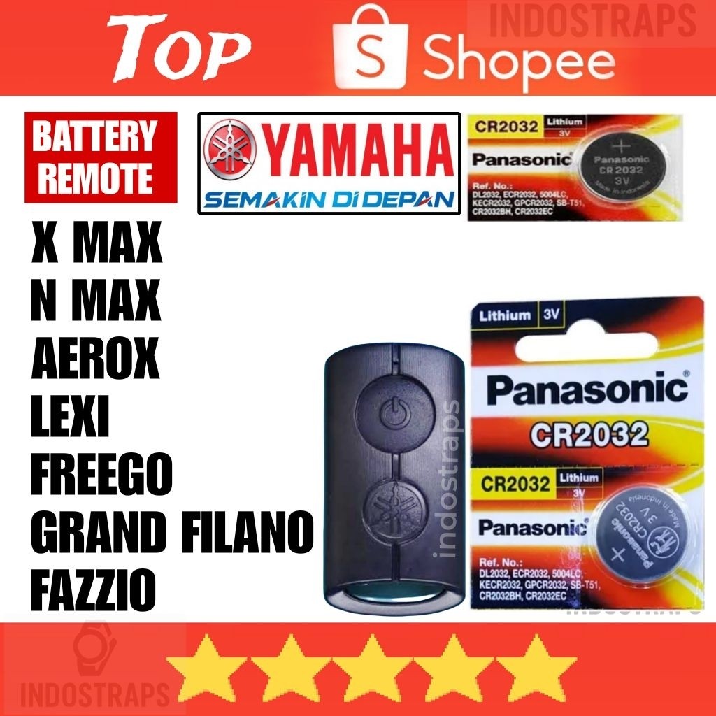 Batrei Remote AEROX NMAX LEXI XMAX FAZZIO FILANO Batre Remote Kayless Yamaha Remote motor Yamaha