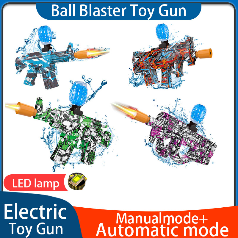 Kids Splatter Ball Water Gel Beads Toy Gun CS CF Electric Firing Hydrogel BallGun child Sports Outdo