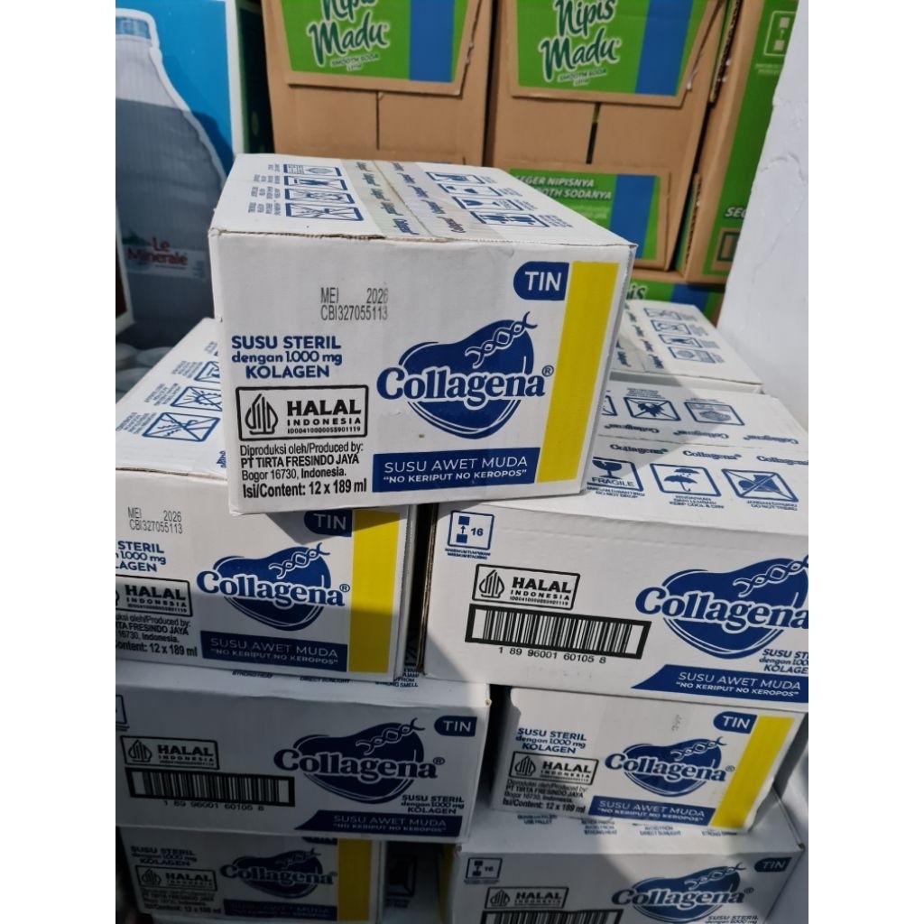 

collagena susu steril kolagen 189ml exp mei 2026