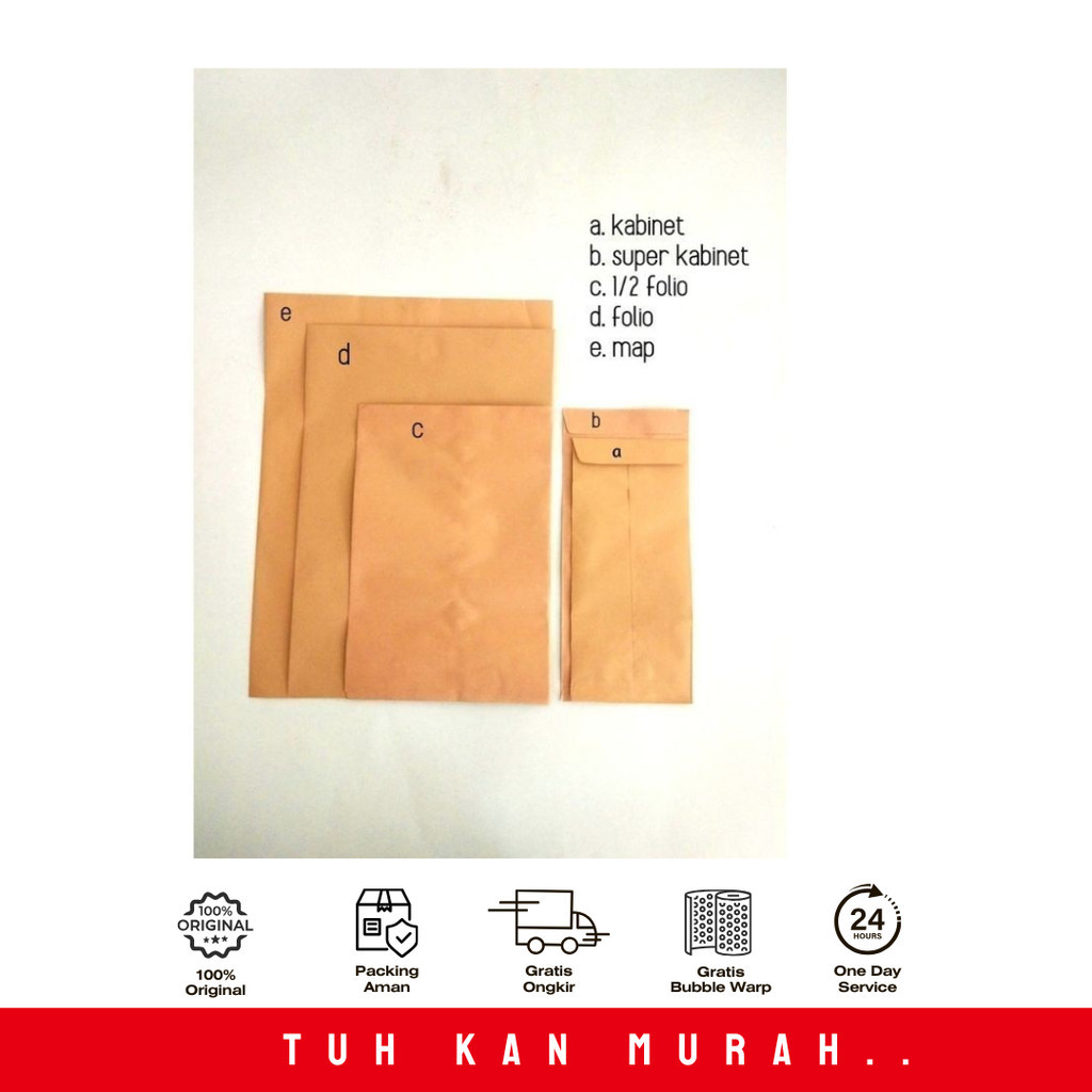 

AMPLOP KUJANG CASING B PER PAK