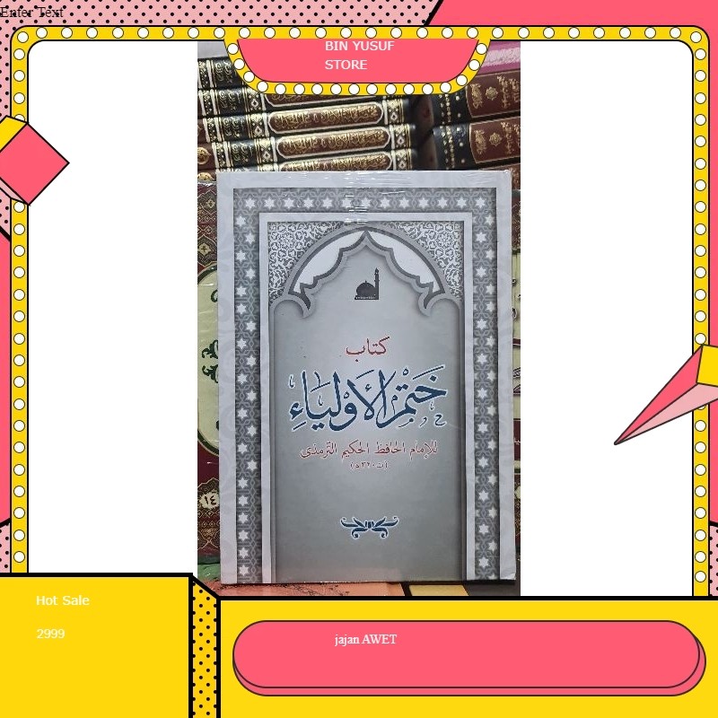 khotmul Auliya khatmul aulia ختم الأوليآء للإمام الحكيم الترمذي