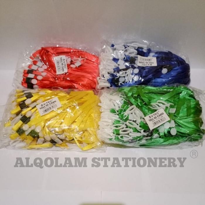 

SATU PACK ( 100 PCS ) Gantungan Tali Id Card Plastik Cantol Tali Id Card - Merah, Cantol Tali