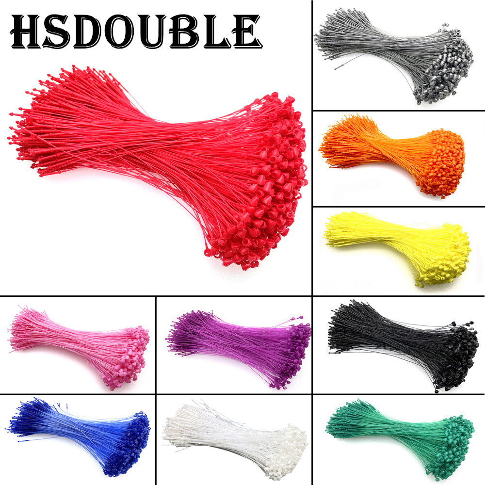 

1000 Pcs/Pack Colorful Plastic Snap Lock Pins Security Loop Tag Fasteners for Price Lable
