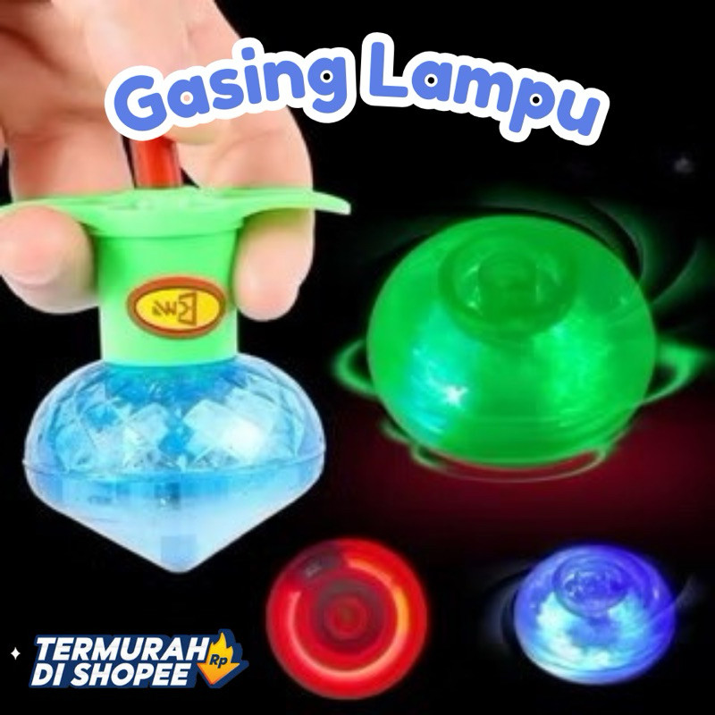 Mainan Anak Gasing UFO LED - Gasing Beyblade Adu Gasing Lampu LED, PIKIDO