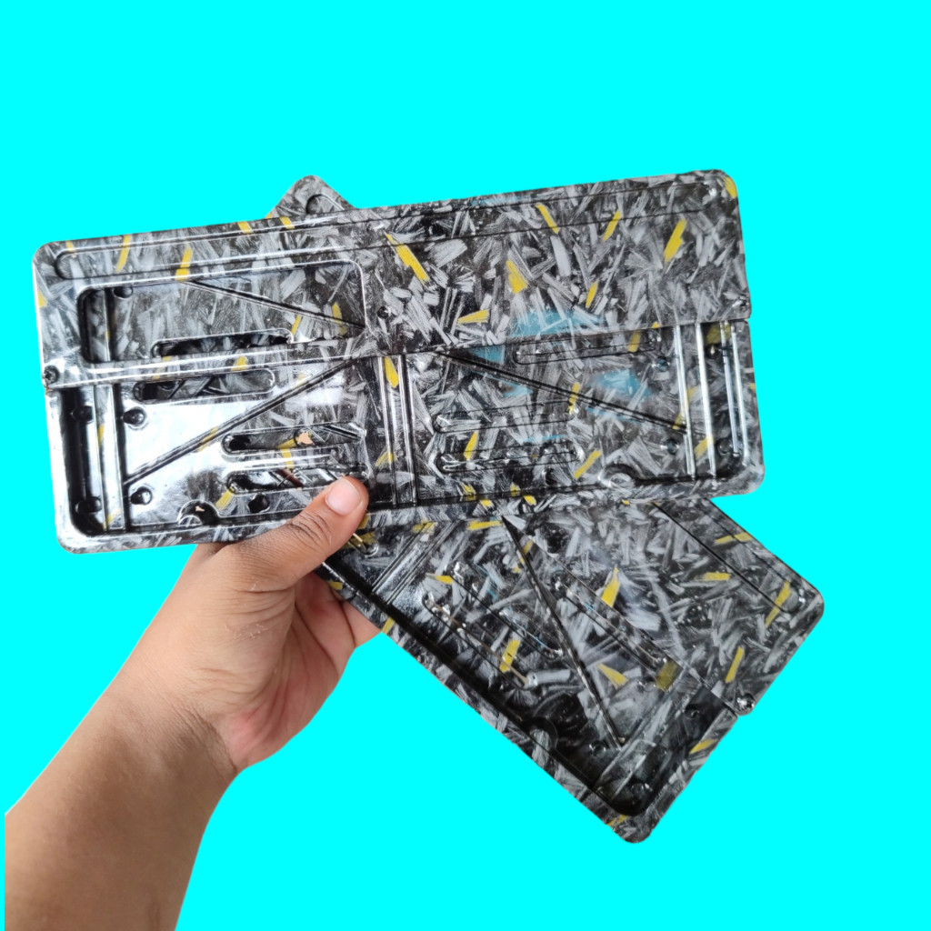 Forged gold Dudukan Bingkai nomor plat universal semua motor VARIASI99PART