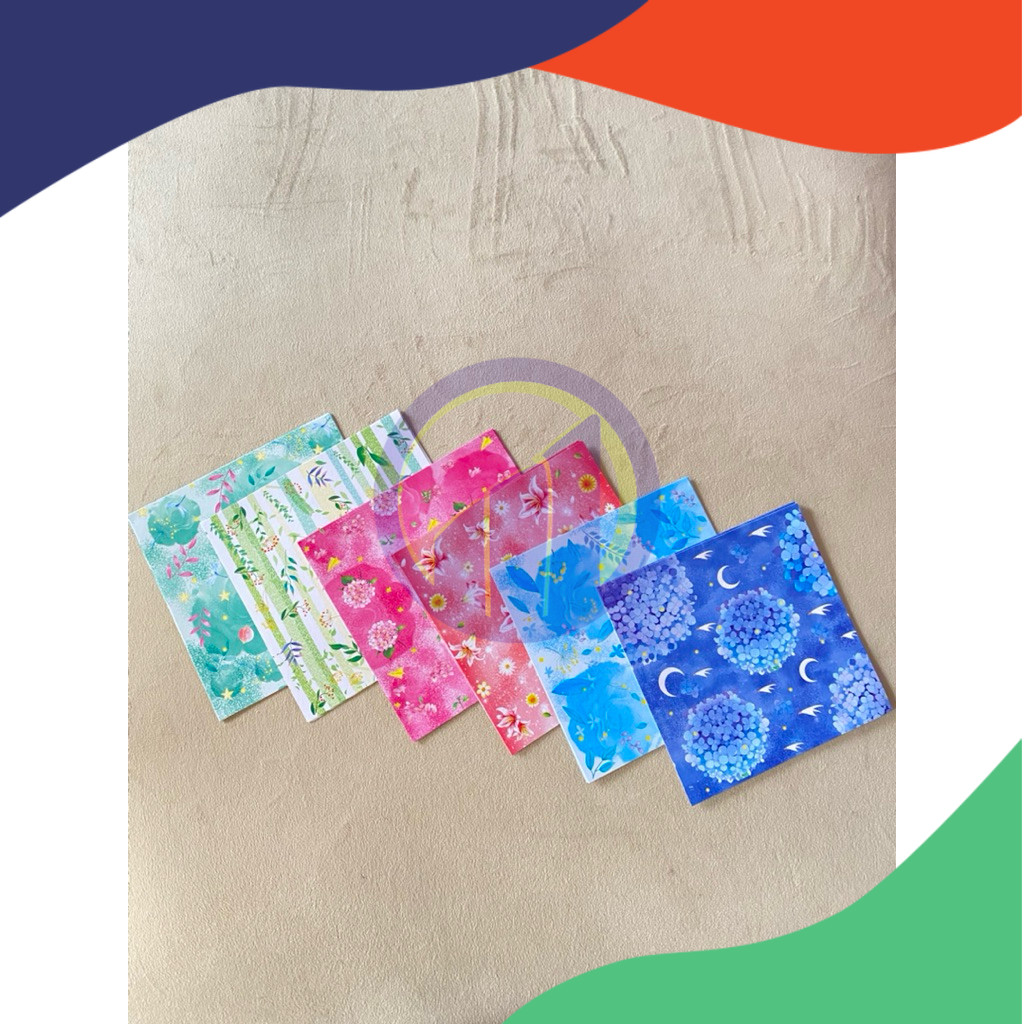 

(PACK) ORIGAMI MOTIF 15X15 ISI 24 LEMBAR (MIN. ORDER 12 PACK)
