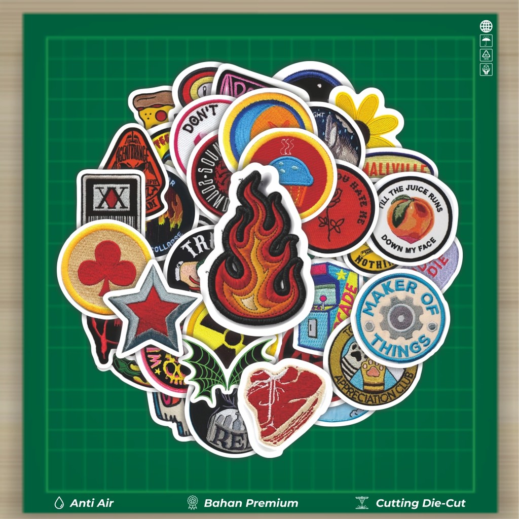 

HOT 50 PCS STIKER Stiker Patch V5 Stiker Fashion Cars Decal Dingin Kartu Album Custom Vinyl Anti Air- Sticker Aesthetic Buku Journal Koper Casing HP Tablet Laptop Helm Motor Botol Minum