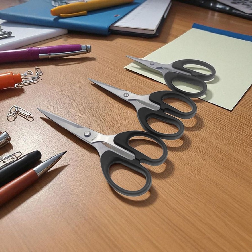 

Gunting YUKINAWA Stainless Steel Tajam Anti Lengket Potong Kertas Kain Plastik Serbaguna Anti Karat untuk Prakarya Kantor Dapur Rumah Sekolah Kantor Kerajinan