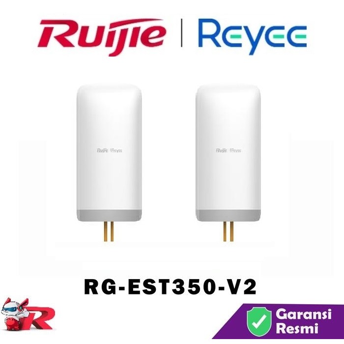 Ruijie RG-EST350 Access Point Lift Wireless WiFi Bridge 5Ghz Outdoor 5KM 1 Pair Sepasang isi 2 M