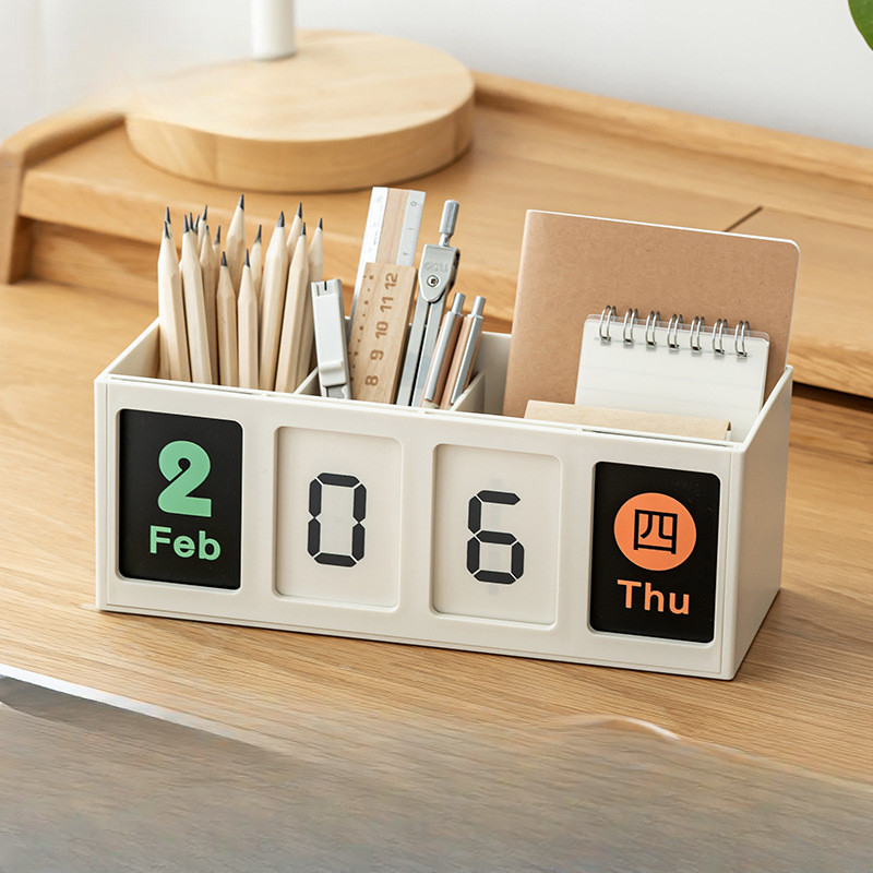 

Calendar Pen Holder Self-Discipline Postgraduate Exam Desk Calendar Creative Desktop Ornaments