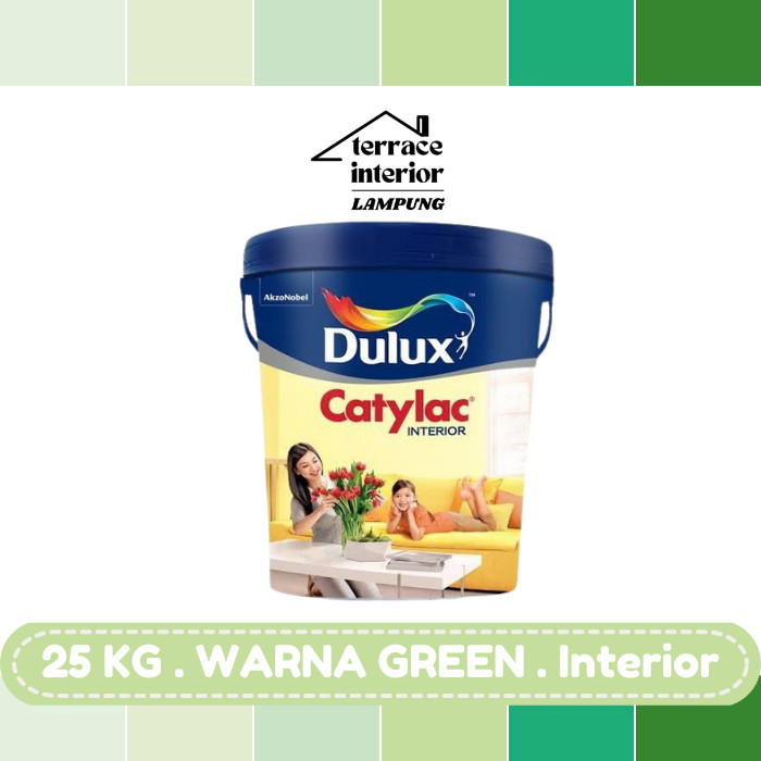 Cat Tembok Dulux Catylac Interior Warna Hijau 25KG