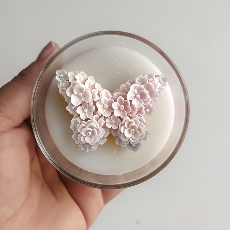 

3DFlower Butterfly Silicone Mold-Suitable for home decoration、Clay、Soap、DIYCrafts、Candle Making、Aromatherapy-Durable and easy to