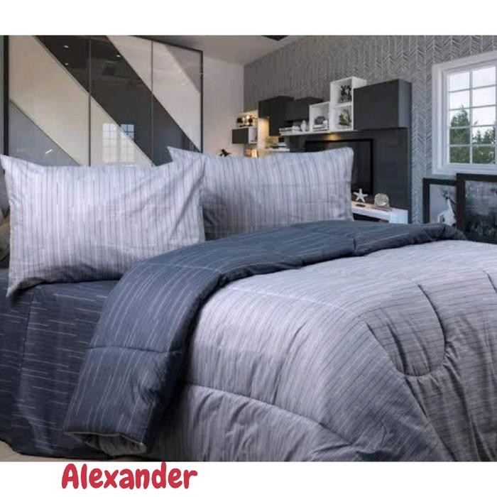 Terbaru Sprei anti geser motif alexander katun lokal cvc homemade tersedia semua ukuran - 200x200x20