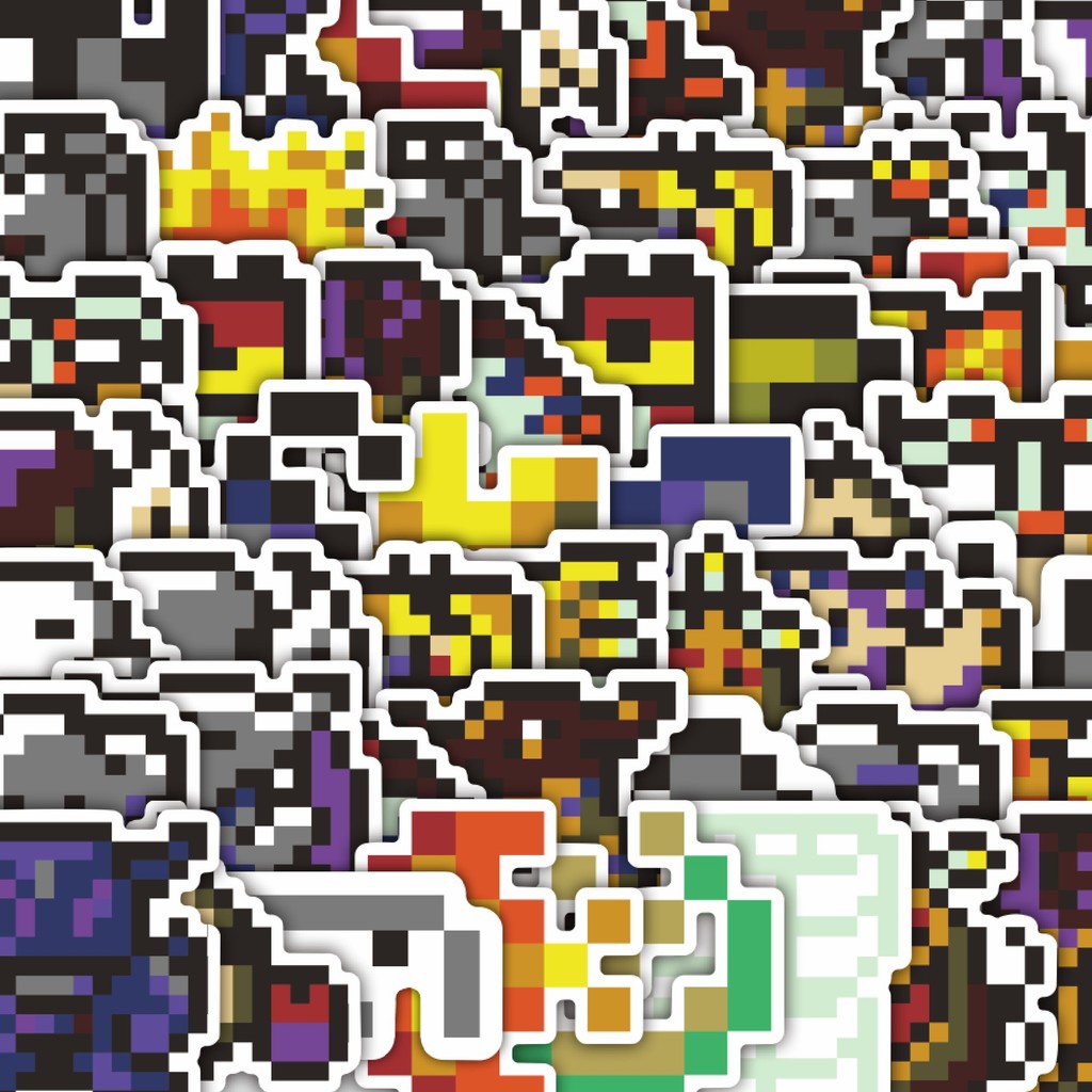 

Stiker Cutting Pack Stiker Pixel Digimon V5 Isi 100Pcs Series Aesthetic Lucu Keren Untuk Koper Bahan Vynil