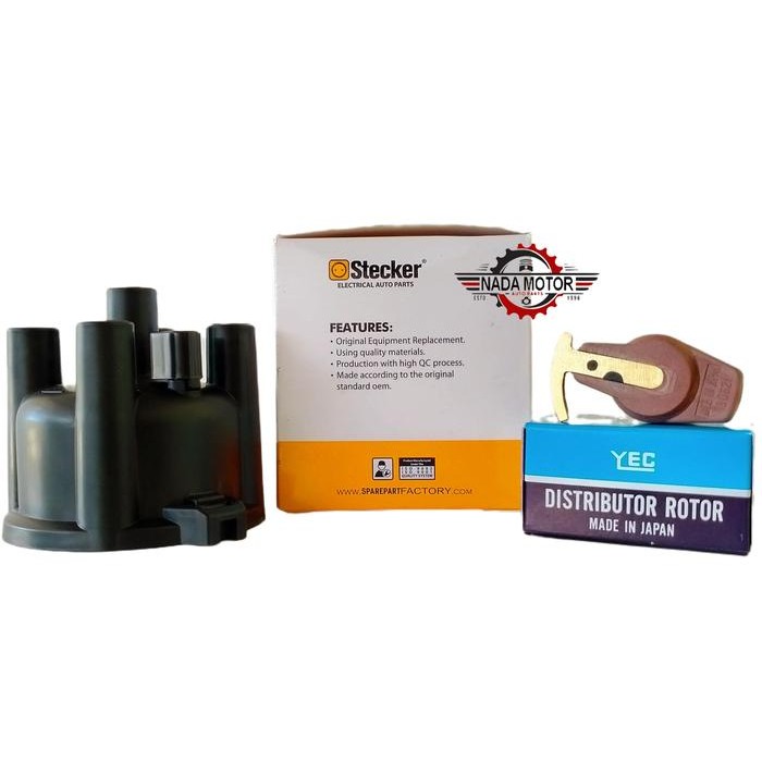 Rotor clurit dan tutup delco kijang super / kijang grand / kijang kapsul karbu / carry extra / katan