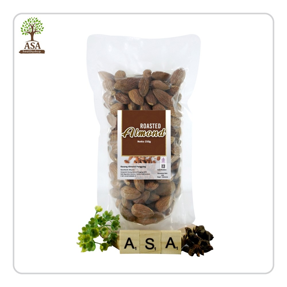 

Roasted Almond / Kacang Almond Panggang 250gr