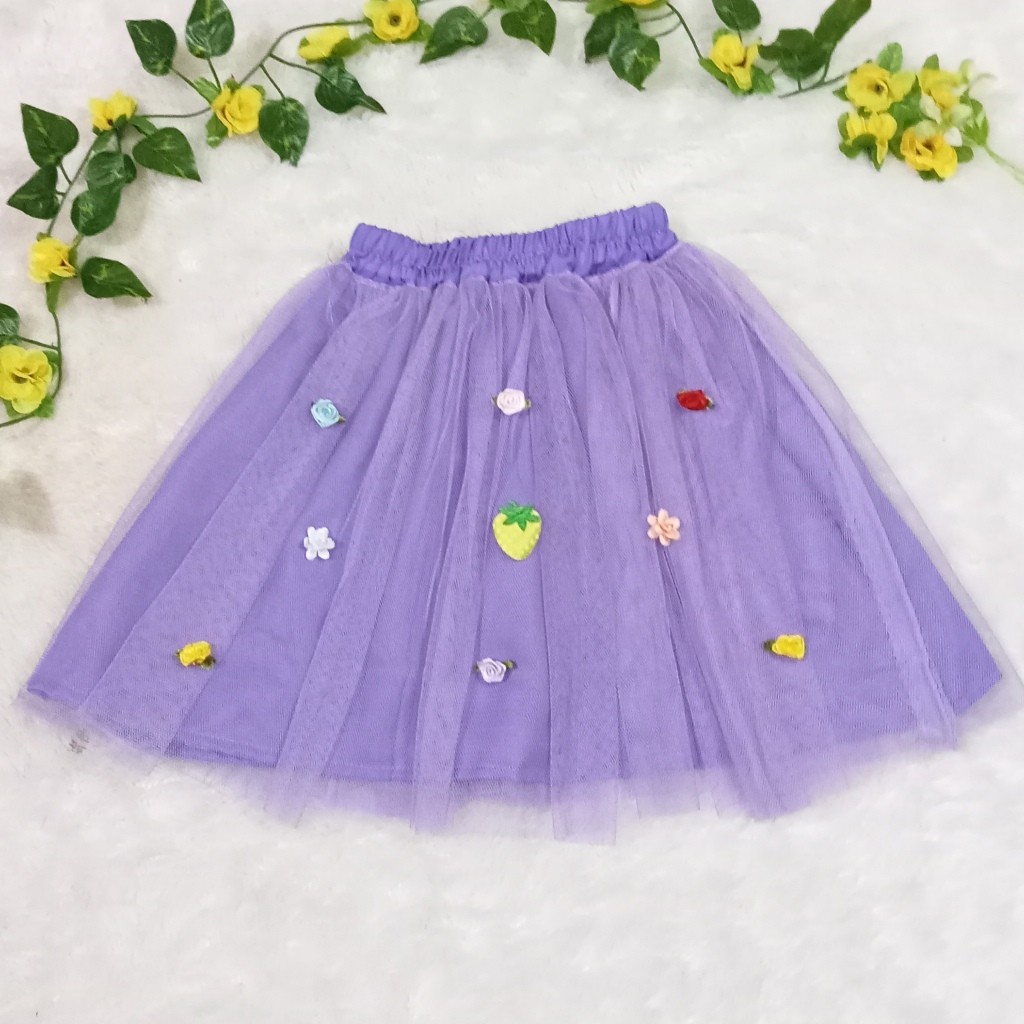

DC_ Rok Tutu Motif Bunga Anak Perempuan umur 0-10 thn