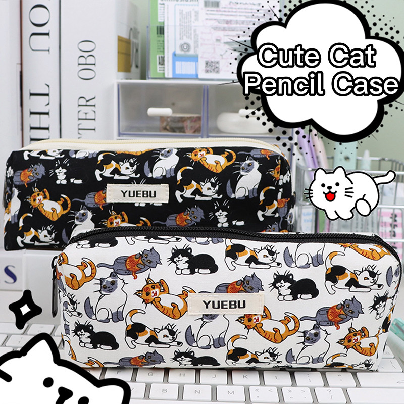 

Naughty Cat Pencil Case, Large Capacity Pencil Case, Stationery Box, Back-To-School Supplies,