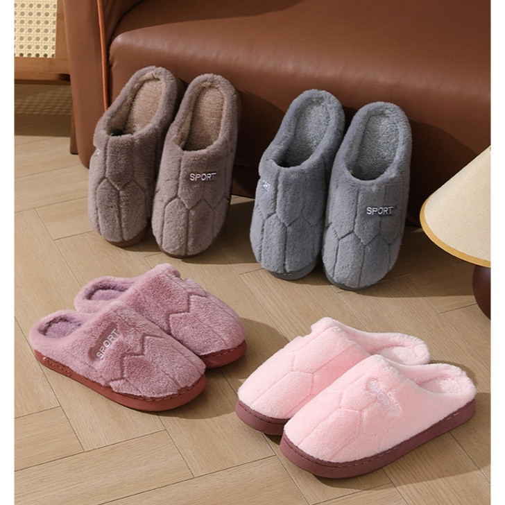 Sandal Rumah Bulu Pria Wanita Empuk Men Women Slippers