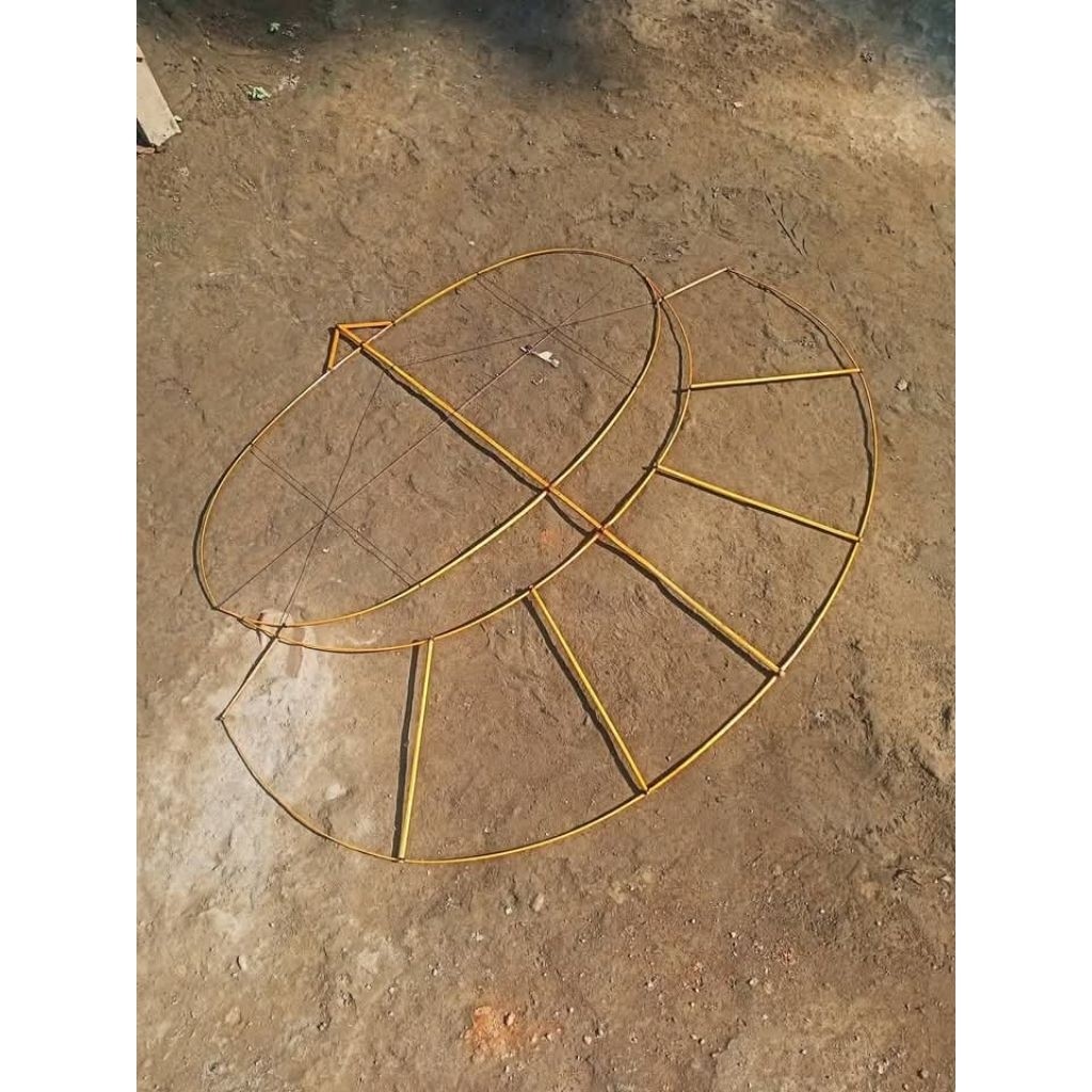 (bayar di tempat) [COD] Rangka Bambu Gapangan Lodoyo ( MERAKIT SENDIRI)