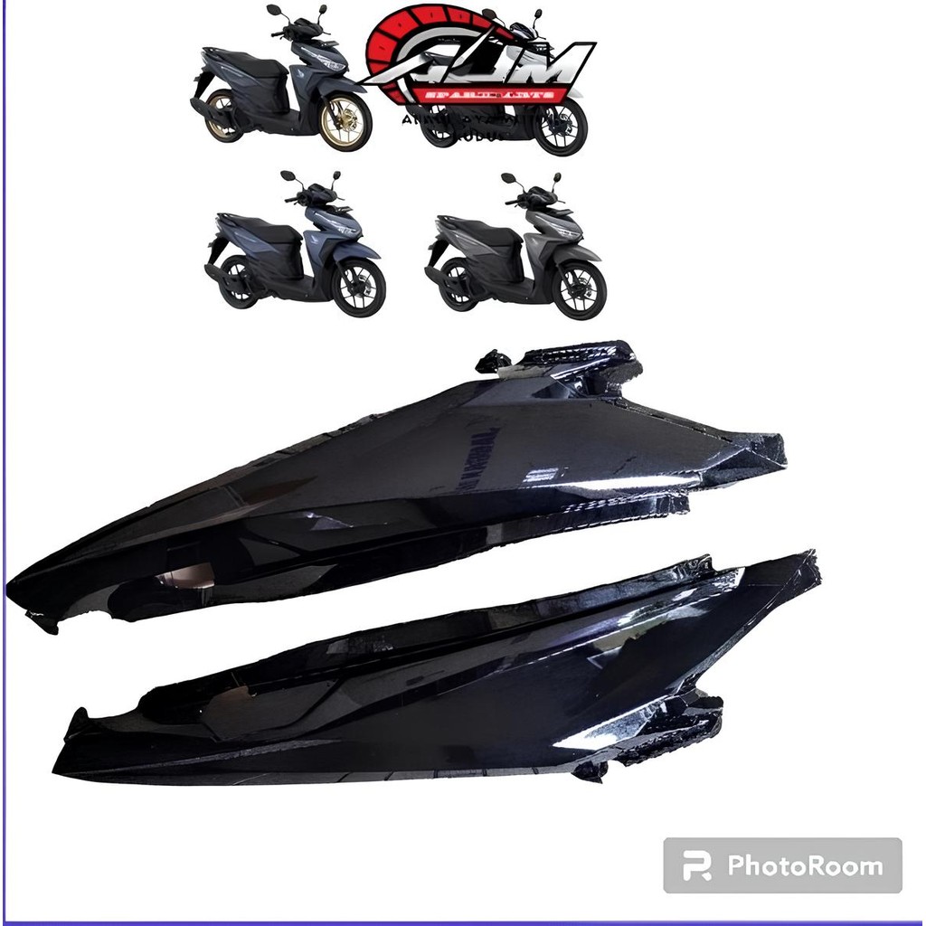 free ongkir Cover Body Vario 125 150 LED Old Hitam Glossy 2015 2016 2017 | Body Belakang Motor Pnp s