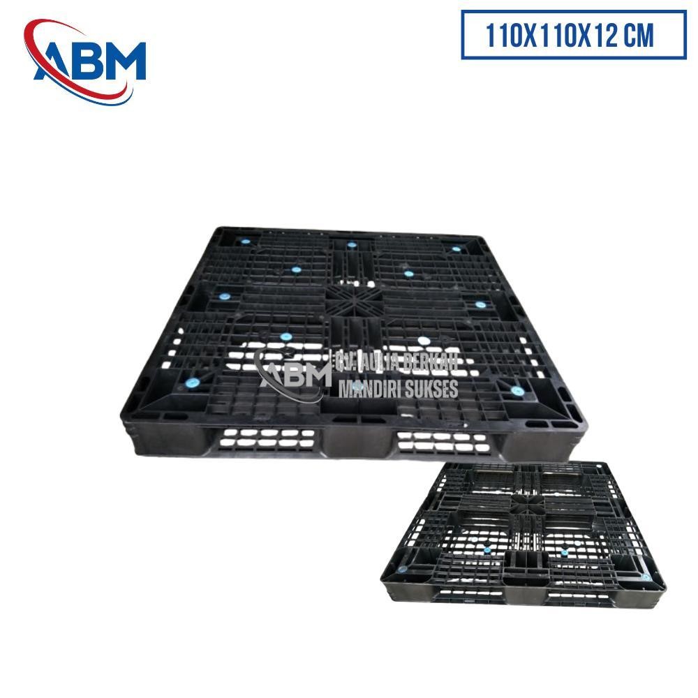 

Pallet Plastik Ukuran 110x110x12 cm - ABMAS08 - Hitam