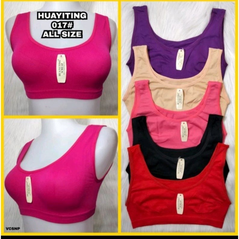 6 PCS MINISET LUSINAN - SPORT BRA - 017 RAJUT # ShopeeSuperSeler miniset bahan Rajut katun busa moti