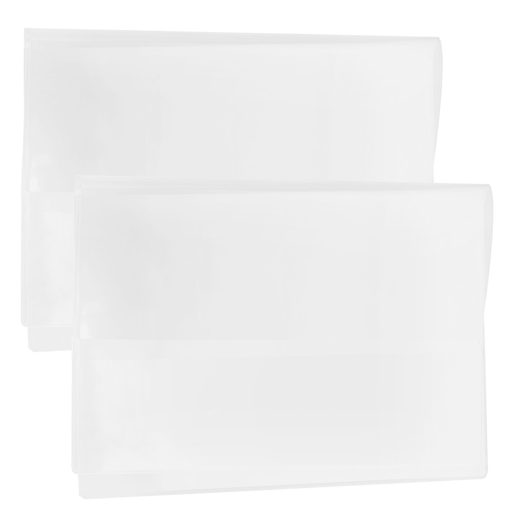 

2pcs PVC Covers Clear Plastic Protective Covers for Notebooks Scrapbooks A5 Books Anti-Scratch Waterproof for Exercise