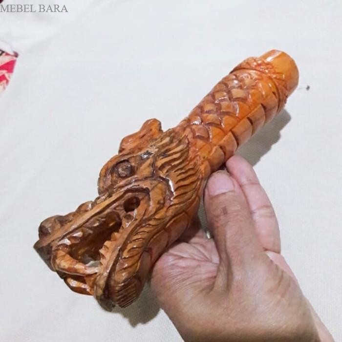 

DEDER KERIS BUAT GAGANG GOLOK KAYU RAJA AGATHIS UKIR NAGA antik pasti murah