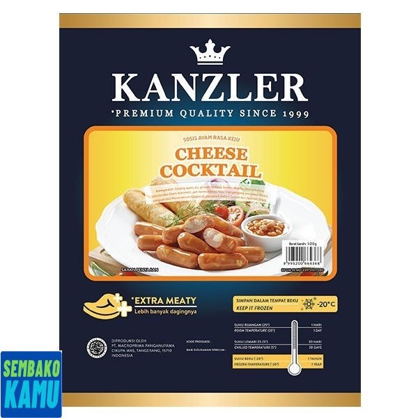 

Kanzler Cheese Cocktail 500 gr - Sosis