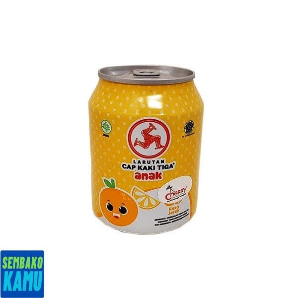 

Larutan Cap Kaki Tiga Anak Jeruk Can 250 ml