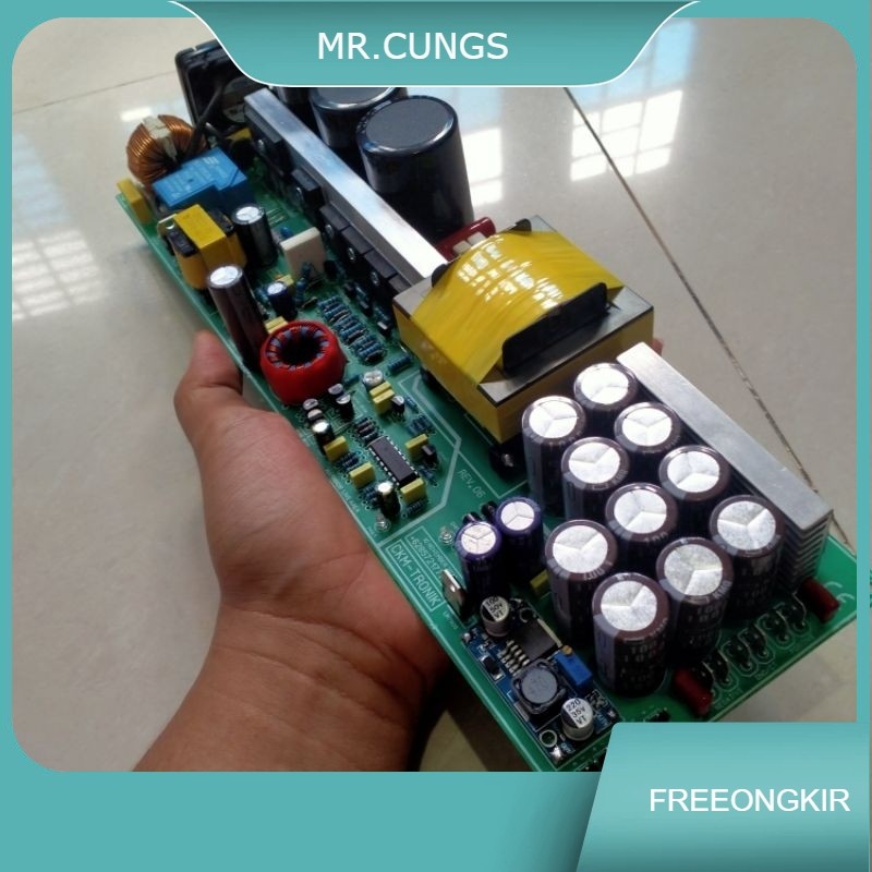 Power supply psu smps fullbridge ocp ct 40a daya besar 4500watt 65-90volt trafo suplay audio sound a