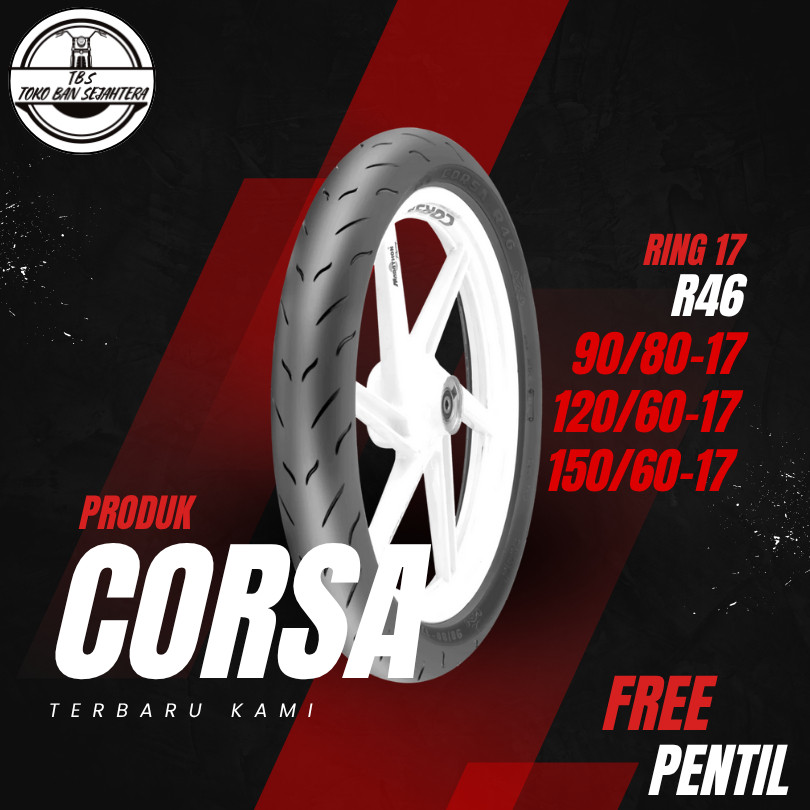 BAN CORSA R46 Ring 17 TUBELESS PLATINUM SOFT COMPOUND