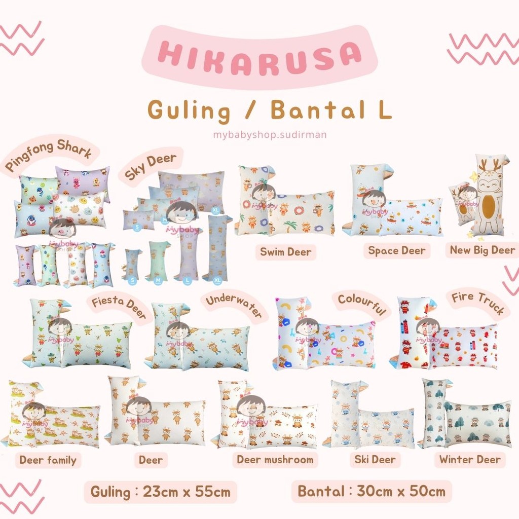 HIKARUSA BANTAL & GULING SIZE L / hikarusa / motif Deer / Shark / Sky / Winter / Ski / Swim