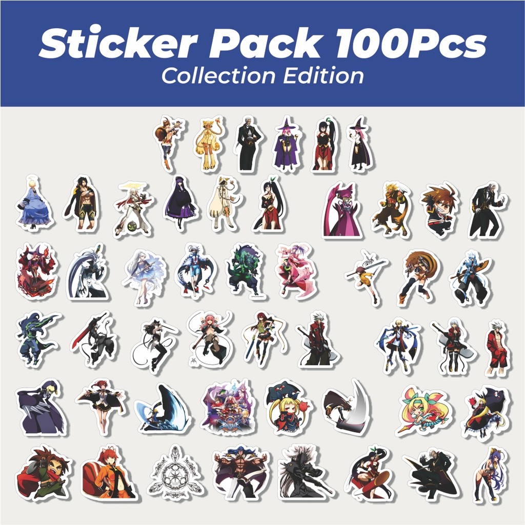 

Hot Stiker Game Series Blaz Blue Karakter Mix 2 Lucu Anti Air Stikers Berperekat Waterproof Sticker Decal Buat Motor Helm Buku Journal Koper Casing HP Laptop Botol Minum